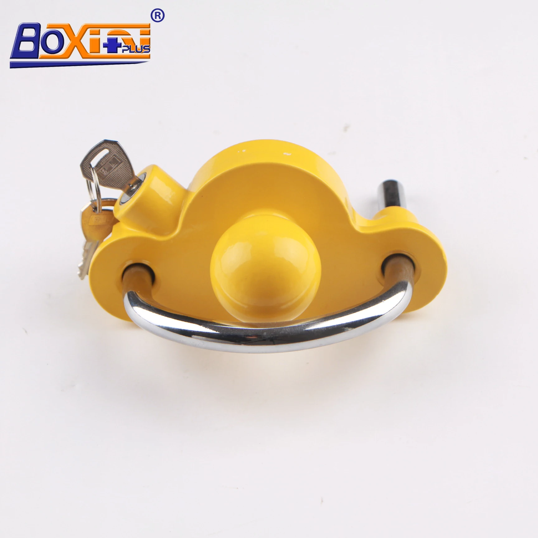 
Yellow Powder Coated Trailer Hitch Coupler Latch Lock 