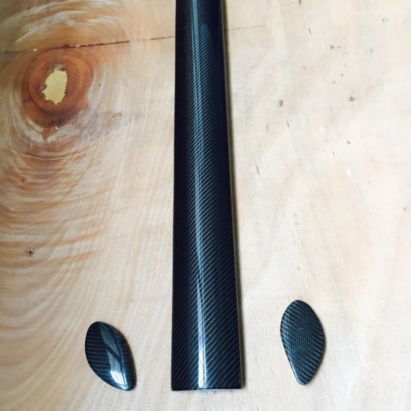 For 1999-2002 Skyline R34 GTT GTR OEM carbon fiber Rear Spoiler Blade and End Slips