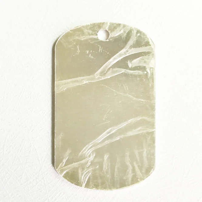 Custom Blank Metal Iron Stainless Steel Dog Tags