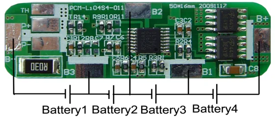 RoHS certified Protective Circuit Board 3S 4S 3A 4A 5A lithium battery PCM/BMS/PCB