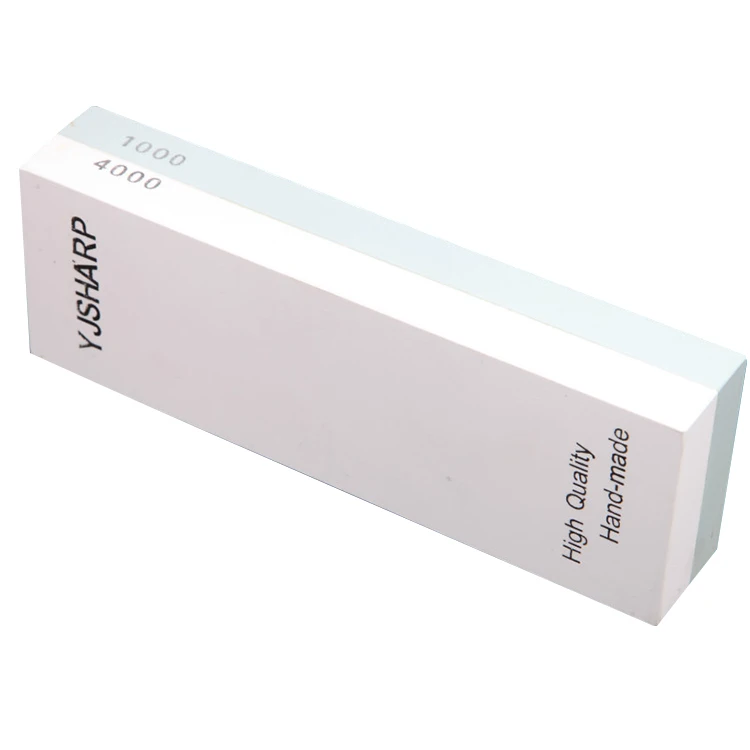 Sharpening stone whetstone 1000/4000 in white blue color sharpening stone grit for kitchen knives