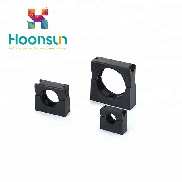 top quality cable accessories  nylon PA plastic flexible corrugated pipe bracket sizes