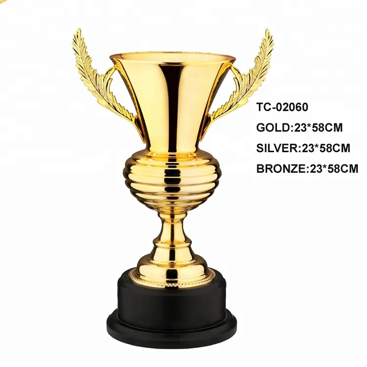 sports soccer cup award big  medals and trophies