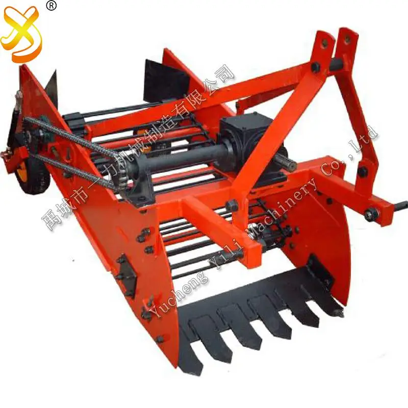Two  Harvester beet harvester Harvester crops under the ground