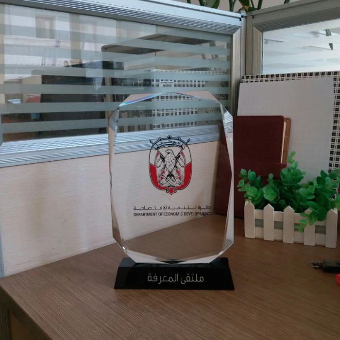 Wholesale new design crystal trophy award