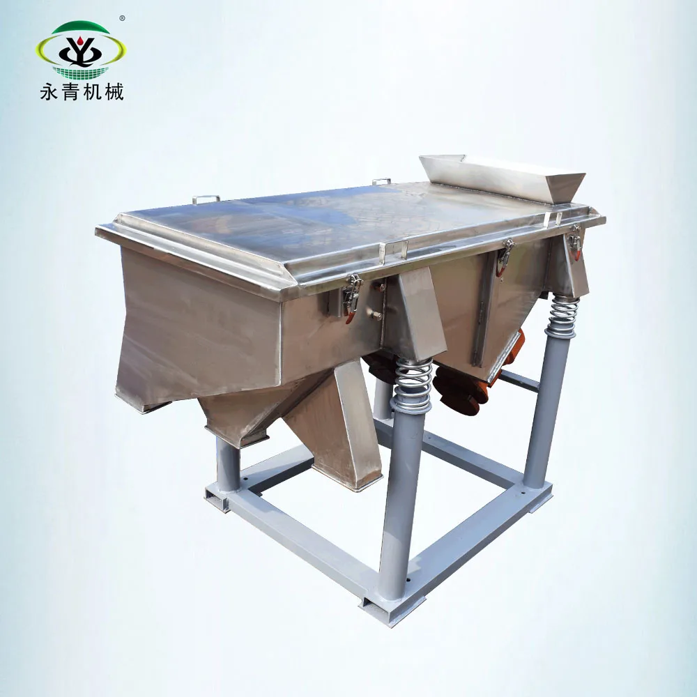 High efficiency rectangle vibrating screen machine for cashew, coffee beans