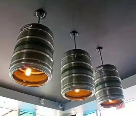 
Creative beer barrel bar decoration urine barrel round sink bar chair 