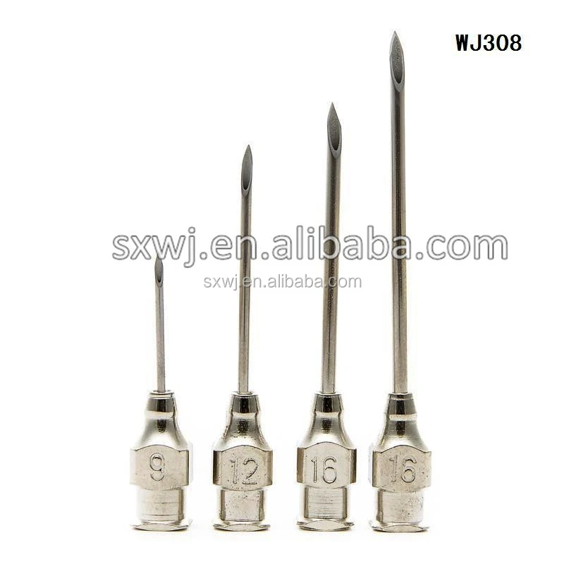 WJ308 Many specifications long needles veterinary metal needle