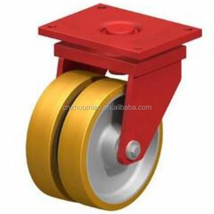 2 ton heavy duty caster wheels Trolley Wheel Top Plate Industrial Cast Iron 1 2 3 4 ton heavy duty pu caster wheel