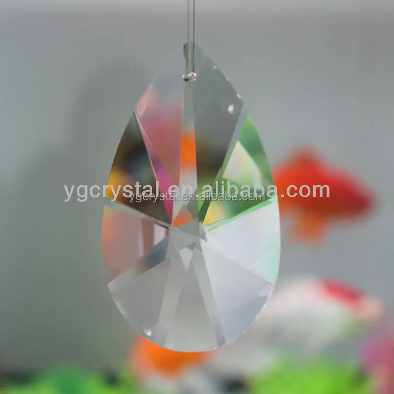 Hot Sell Transparent 38mm crystal drops Wholesale Various sizes Crystal Pendants