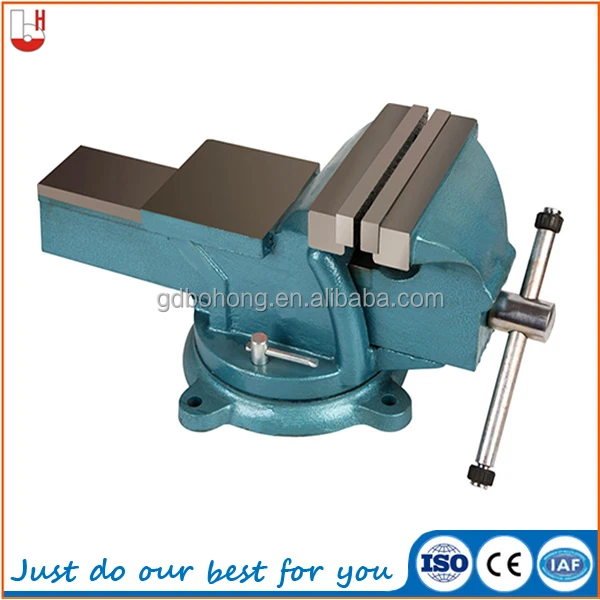 3/4//6/8/10 Inch Bench Vise with 360-Degree Swivel Base