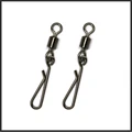 50 pieces lot Rolling swivel with hanging snap Swivels Rolling Swivel Interlock Snap Size8 6 4
