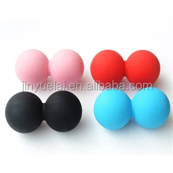 fitness silicon peanut massage balls