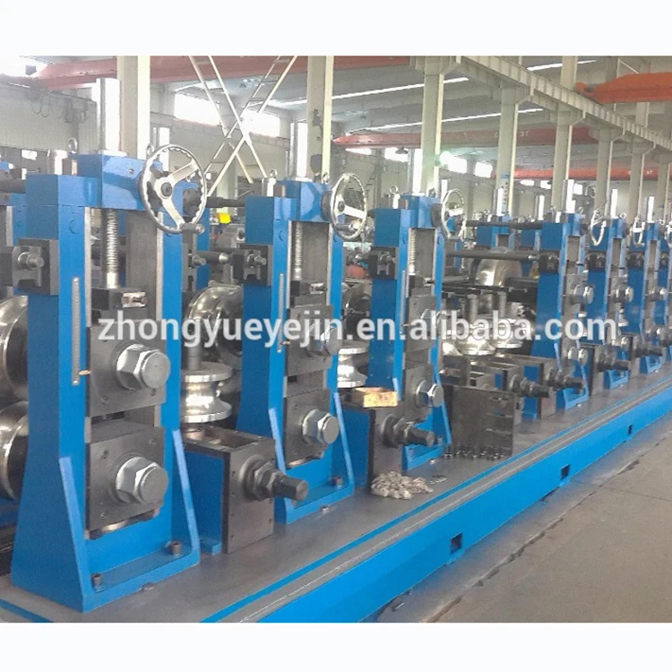 High precision blue erw pipe milling machine/pipe mill production line