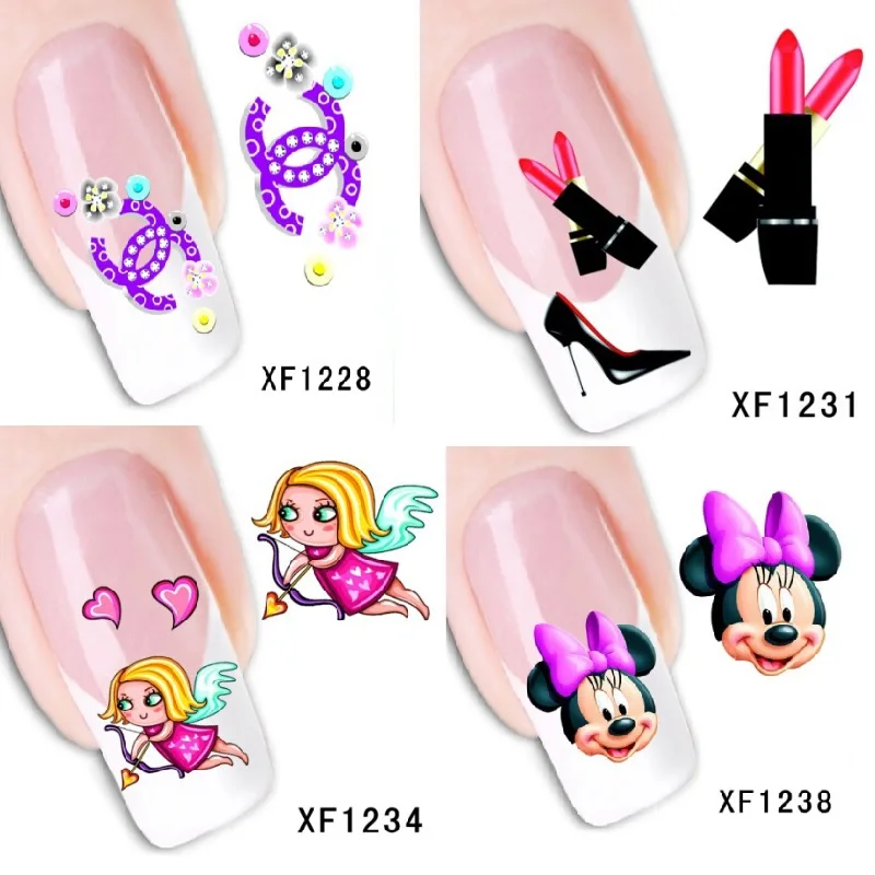 nail art stickers the women s love decals beauty sticker reine des neiges adesivi unghie