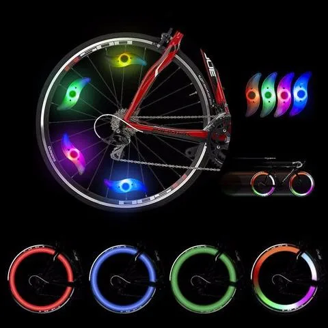 Bike Accessories Wholesale Bike accessories light LED Programmable Led Bicycle Wheel Light