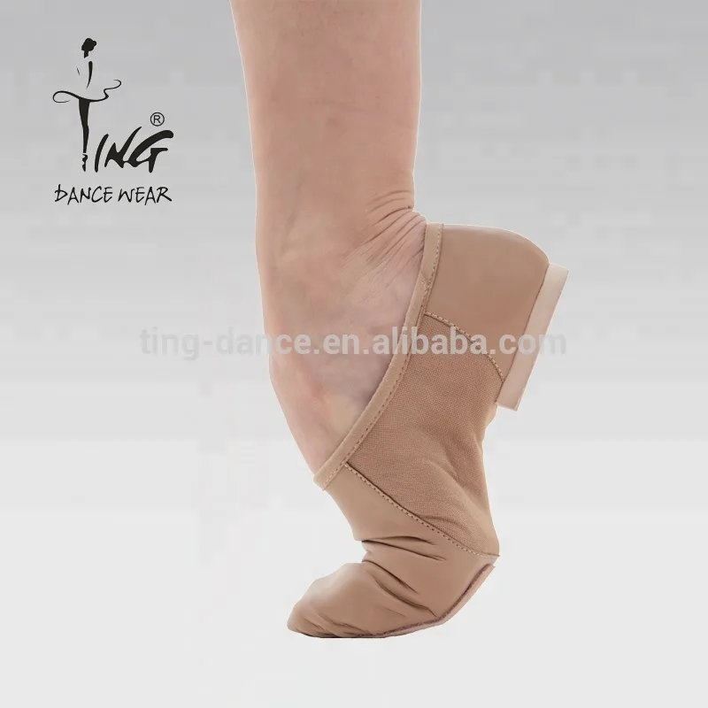 
Soft Leather Dance Shoes Split Sole Women Jazz Shoes Black and Tan 1 Week 100 Pairs 100% Cotton Cotton Fabric CN;JIA JSS031 Ting 