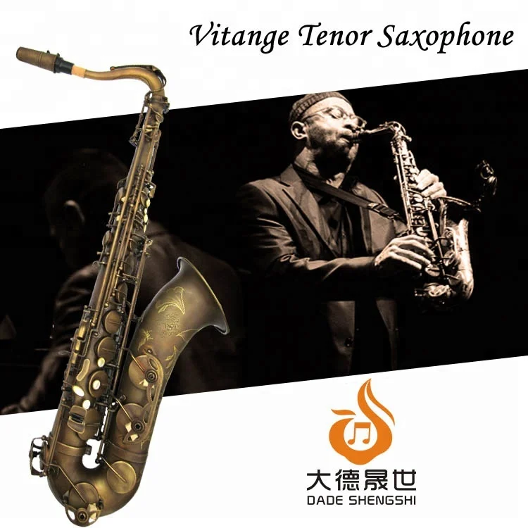 
Accept OEM Dasheng Music DSTS-711V Vitange Chinese Cheap Wind Instrument Saxofone Tenor 