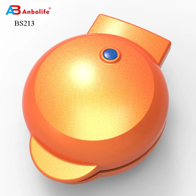 Anbolife Hot selling Mini Waffle Maker Omelet Maker Skid-resistant Pancake/Sandwich/Waffle Maker