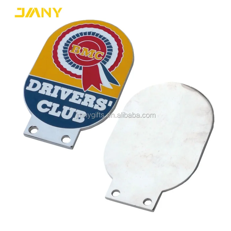 China Zinc Alloy Metal Auto UK Grille Car Plaques Badges use and Chrome Material Stickers Badge Emblems