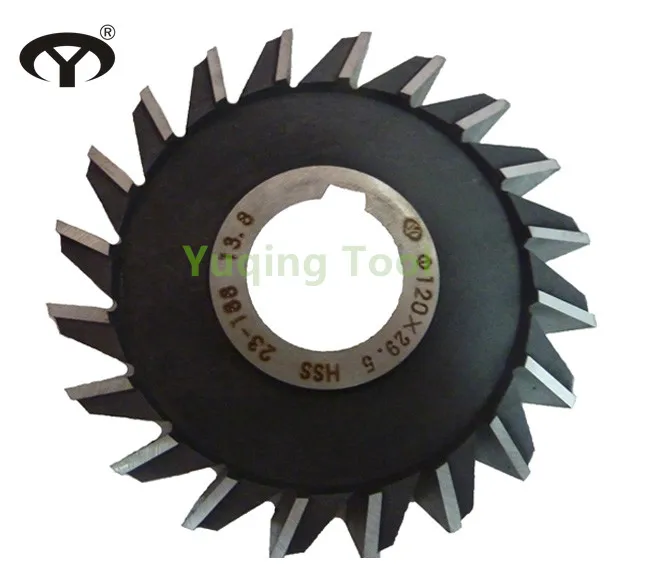HSS радиальный Фрезерный резак боковой и лицевой с прямыми зубцами