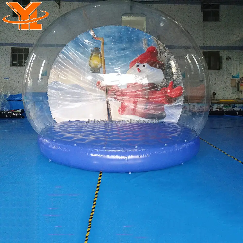 Классический надувной снежный шар для проведения мероприятий гигантский и безопасный рождественской вечеринки