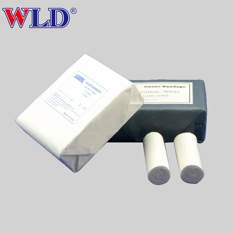 Hospital self-adhesive cotton non sterile gauze bandage made in China