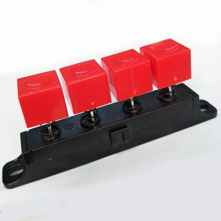 Towei factory supply fan piano switch 4 key 3 speed electric fan color push button Keyboard Switches