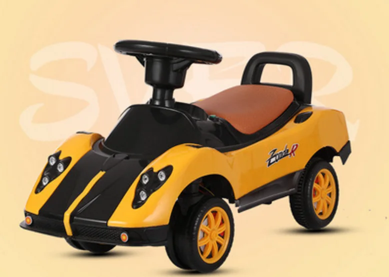 2018 Latest Model Children Toddlers Ride on Toy Baby Slide Car with Push Handle