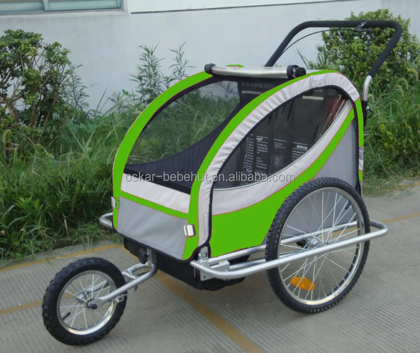 China Bicycle Baby Trailer with Handle Brake BT-507
