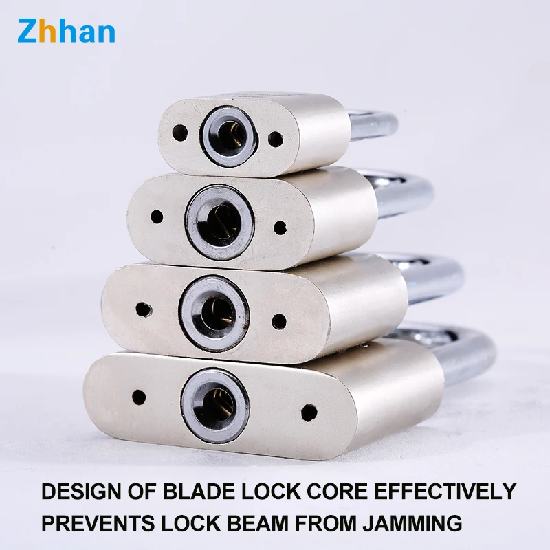 HPP длинная Скоба безопасный противокражный бытовой Небьющийся навесной замок с лопастным ключом 30 мм