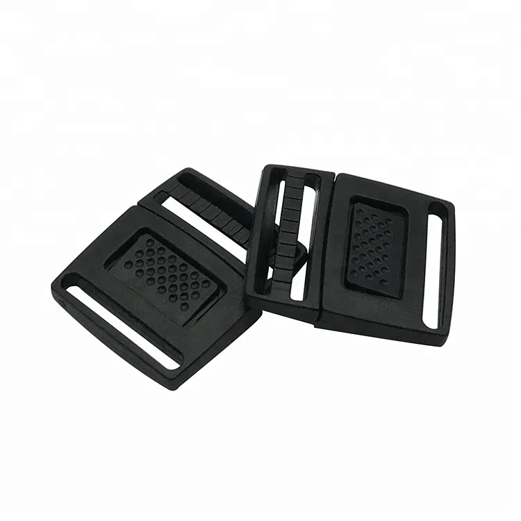Wholesale Small Safety Bag Parts Accessories Plastic Insert Strap Customized Plastic Belt Buckle Cam Buckle