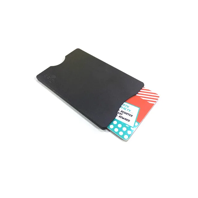 Жесткий пластиковый держатель для кредитных карт с блокировкой RFID АБС защиты информации от