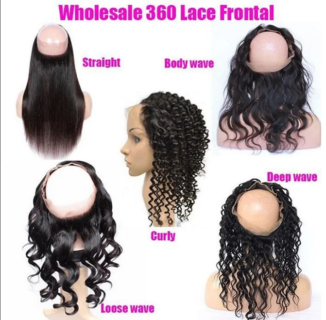 Brazilian Human Hair Cuticle Aligned supply brazilian human hair 10 inch brazilian virgin wigs 360 lace frontal wig with bundles