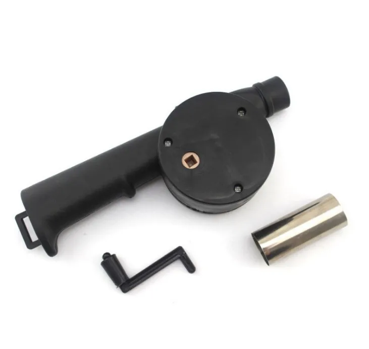 Portable manual blower picnic combustion-supporting hand dryer BBQ barbecue accessory