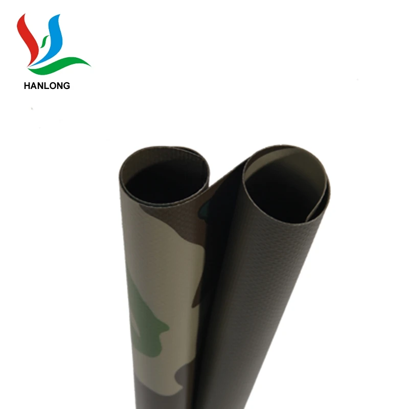 pvc coated tarpaulin waterproof camouflage fabric for outdoor tent