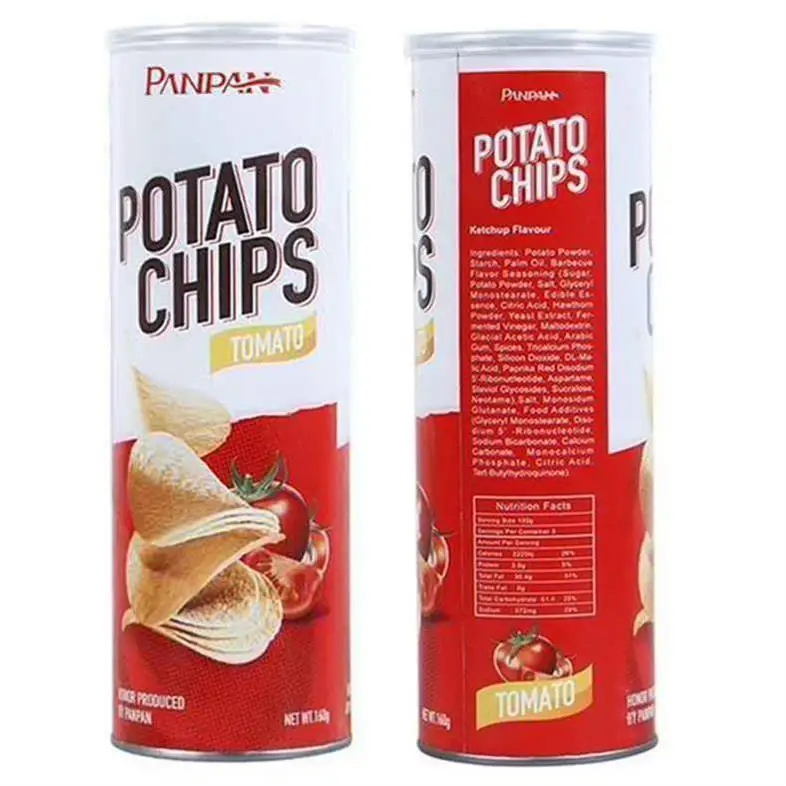 Panpan flavored baking food stackable potato chips