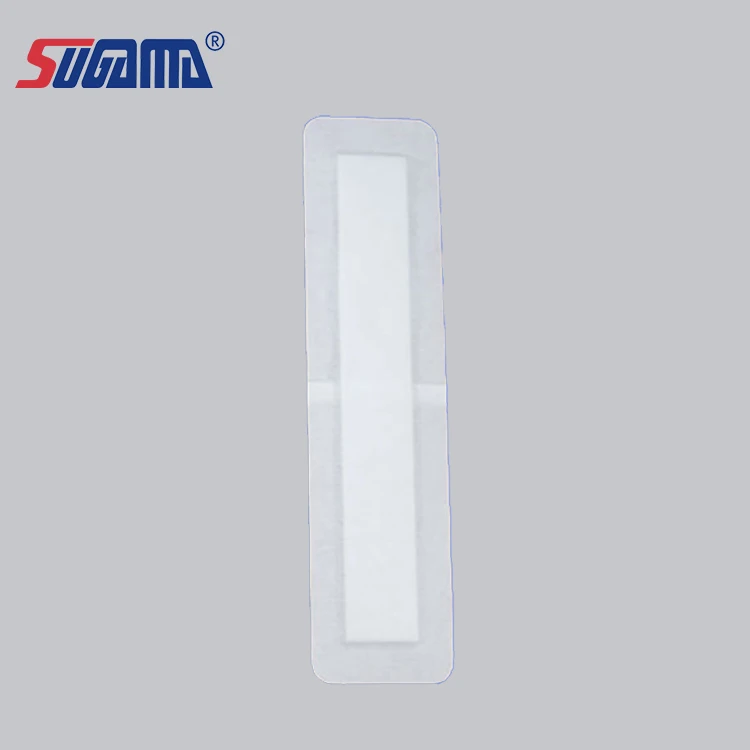 sugama brand adhesive medical transparent wound dressing with sponge