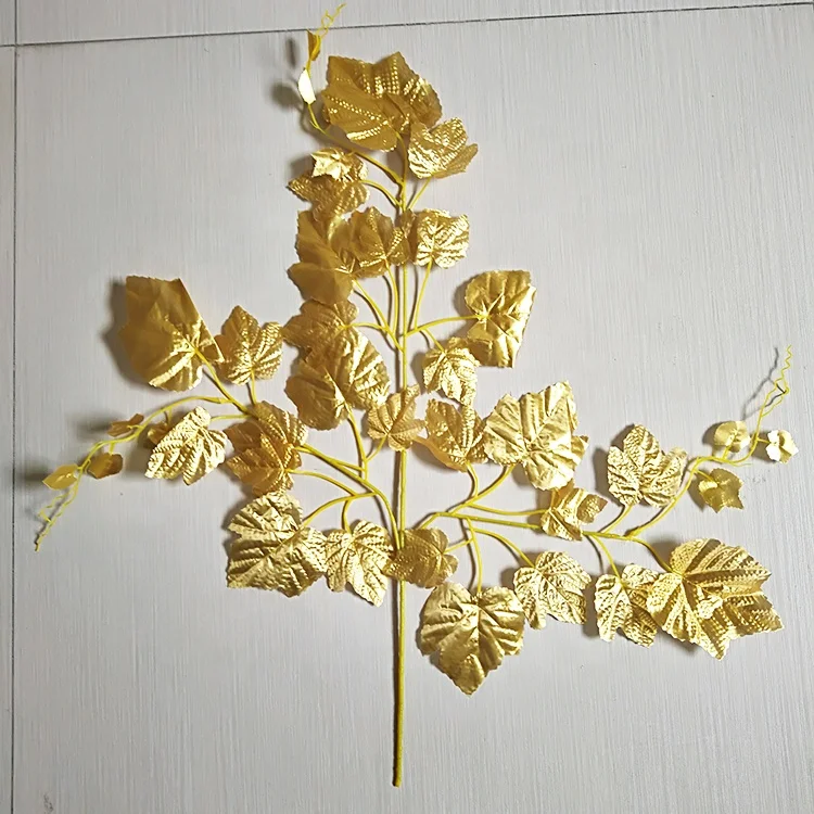Super star artificial grape leaves artificial plants trees branches