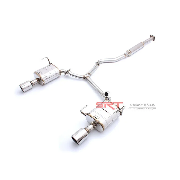 Exhaust system for Subaru downpipe with catalytic cat back with valve control stainless steel material losslee original car