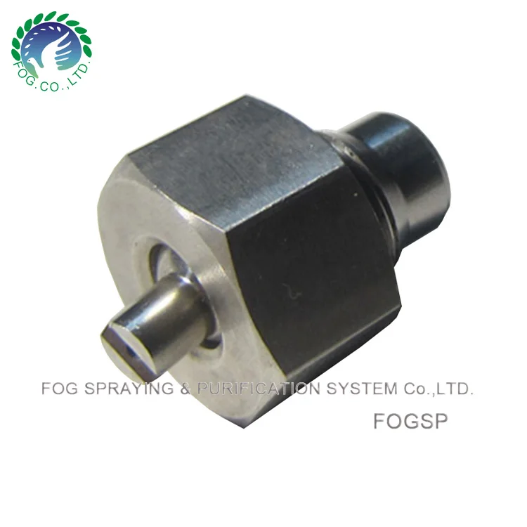 High Pressure Coolant nozzle for CNC Machines, lockable universal ball nozzle