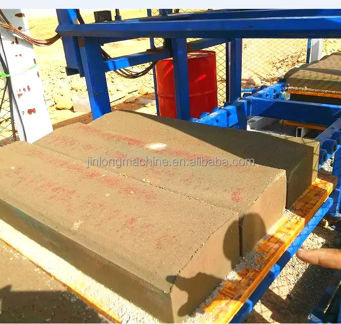 qt10-15 concrete slab making machine , road brick paving machine