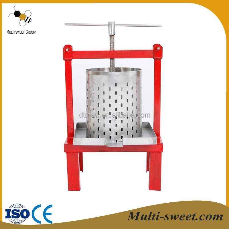 Hot sale beekeeping manual stainless steel honey bee wax press machine