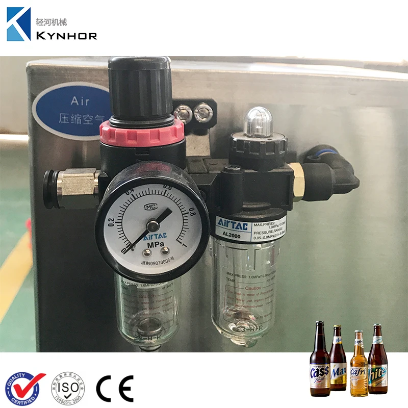Micro brewery equipment manual glass bottle beer filling capping machine