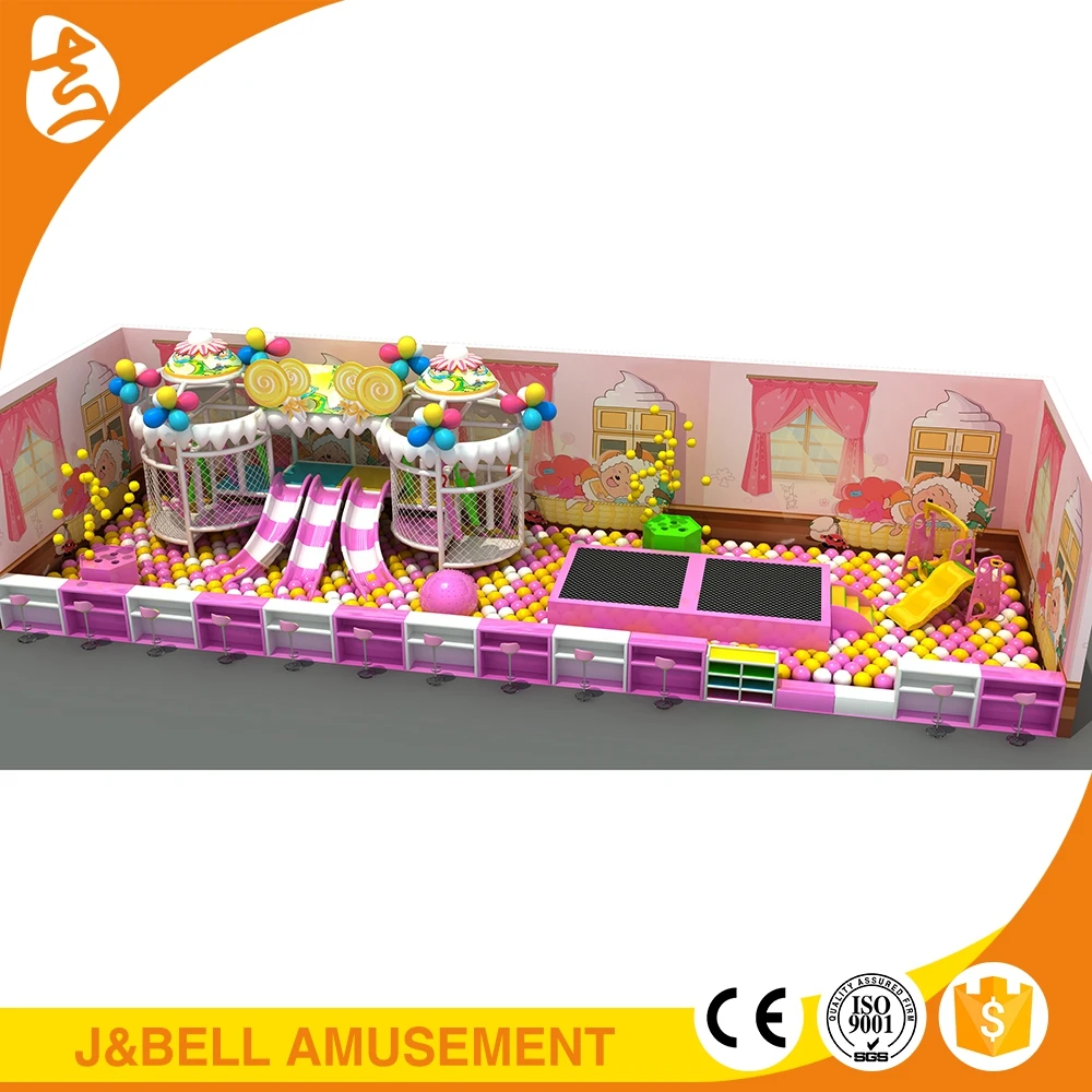 Luxury kids indoor soft playground plastic slides price