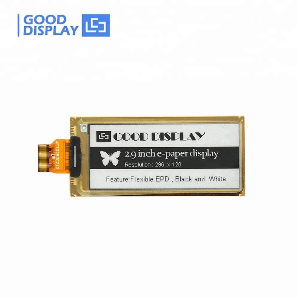 Goodisplay гибкий экран 2 9 inch 3 дюймовый дисплей e-бумага для