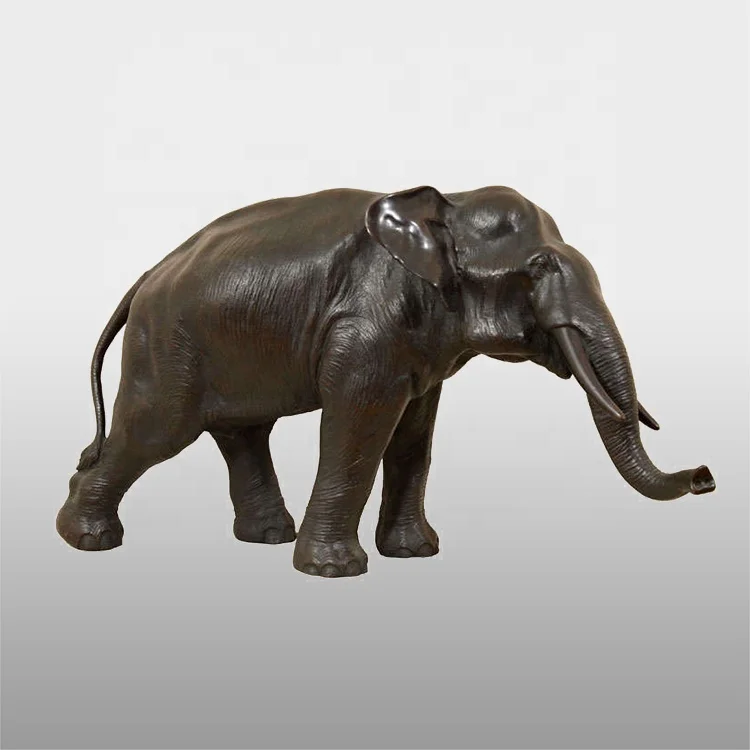 Hot sale life size garden brass outdoor elephant statue