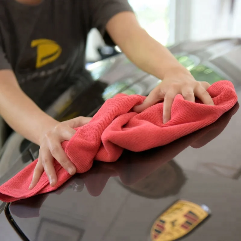 380gsm 40x60cm Microfiber Towel Cleaning Cloth Polishing Wax Car Towel Microfiber Quick Dryl Car Care Cloth for Detailing