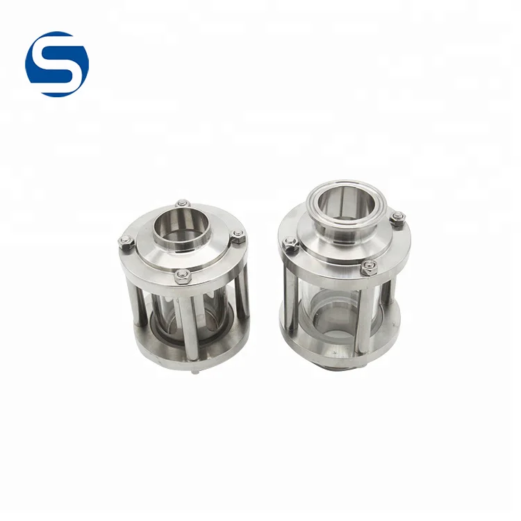 
304/316L High Pressure 304 Sanitary Flange Tri Clamp Union Sight Glass 