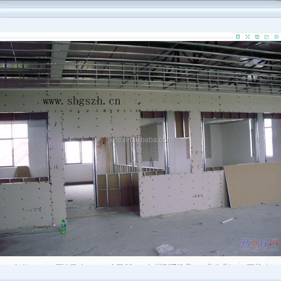 Fiber Cement Board for Indoor Wall Partition and Ceiling